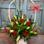 Wykonywanie koszy kwiatowych Lublin